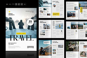 Explore Travel Magazine Template, a Magazine Template by StyleArt (Thumbnail 1 of 11)
