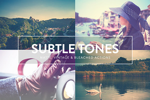 14 Subtle Tones Photoshop Actions