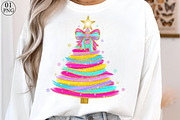 Glitter Brushstroke Christmas Tree P, an Illustration by Libby Wishes (Thumbnail 1 of 8)