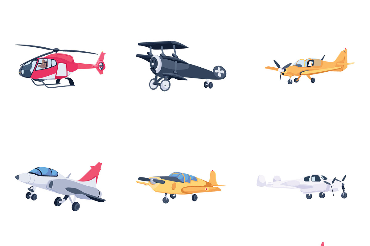 Fly Jets 3D Icons Pack | Airplane, a Cars & Vehicle 3D Model by Vector Portal (Photo 3 of 6)