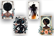 Black Woman Tarot Card PNG Clipart, a Graphic by CitraGraphics (Thumbnail 4 of 4)