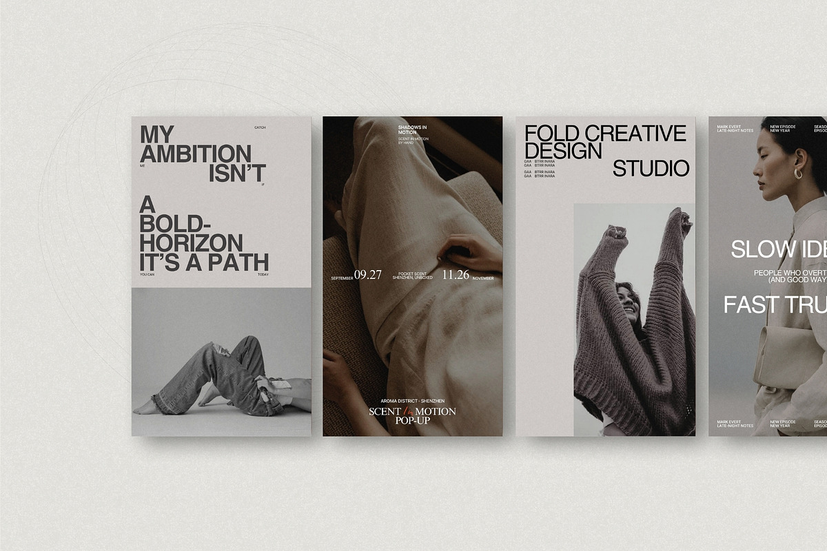 FOLD | Instagram Template (III), a Social Media Template by Pixel Grid (Photo 3 of 10)