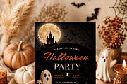 Elegant Spooky Halloween Invitation, an Invitation Template by Arslan (Thumbnail 3 of 5)