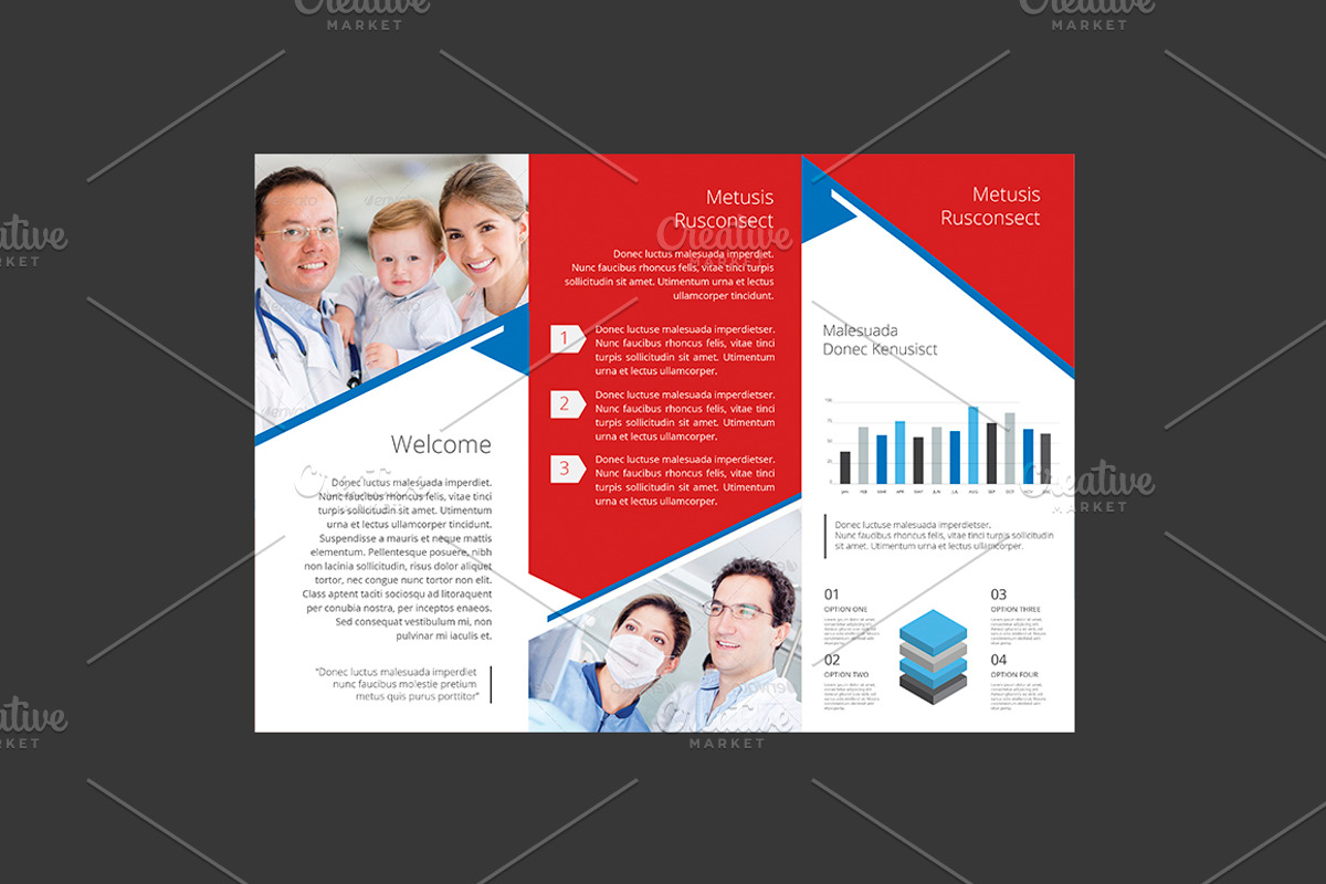 Medical Trifold Brochure, a Brochure Template by Saphari (Photo 7 of 9)