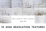 Shabby White Wall Textures, a Texture Graphic by c l a r a X Y (Thumbnail 2 of 5)