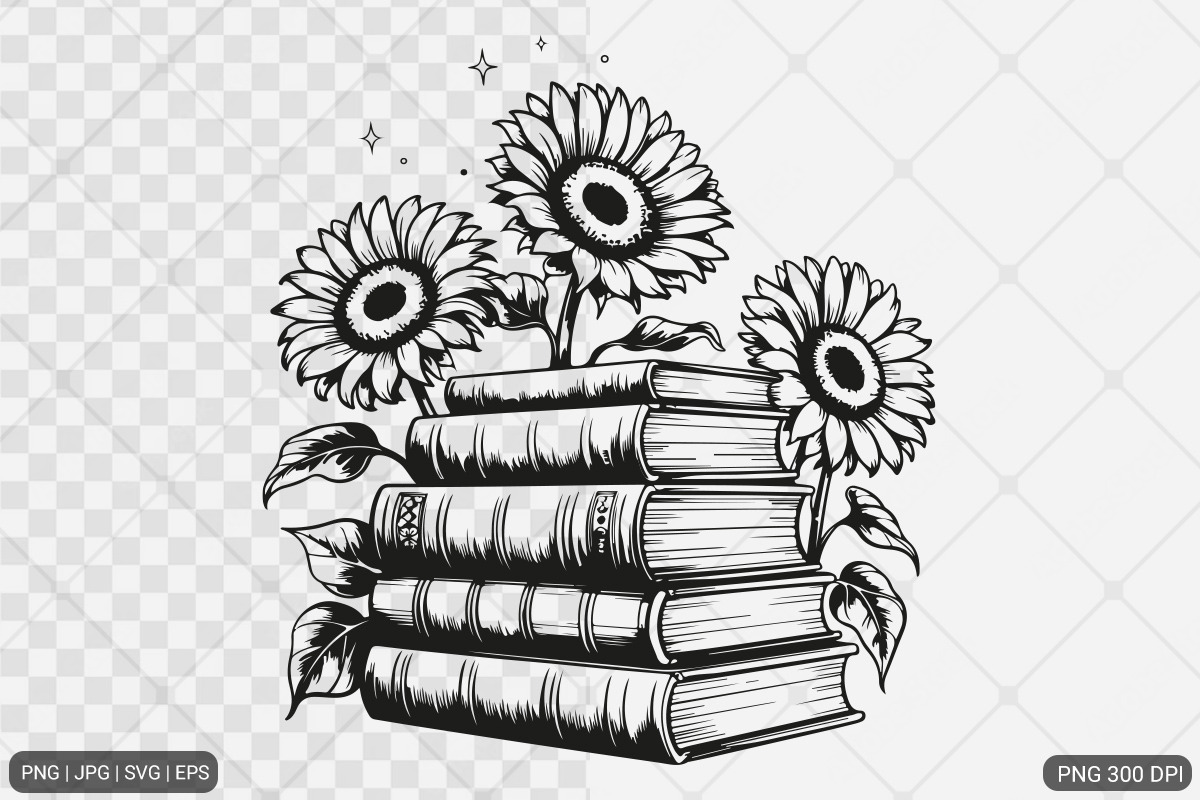 Sunflower SVG PNG Design Bundle, an Illustration by Actual Pixel (Photo 28 of 30)