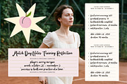 Kindly Reply Whimsical Handwritten, a Handwritten Font by AmorfaType (Thumbnail 5 of 8)
