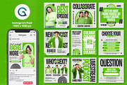Podcast Social Media Pack Template, a Social Media Template by Geelator Studio (Thumbnail 2 of 5)