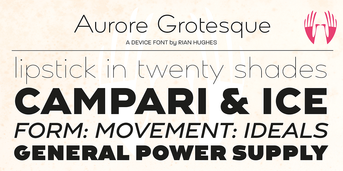 Aurore Grotesque, a Sans Serif Font by Device (Photo 8 of 12)