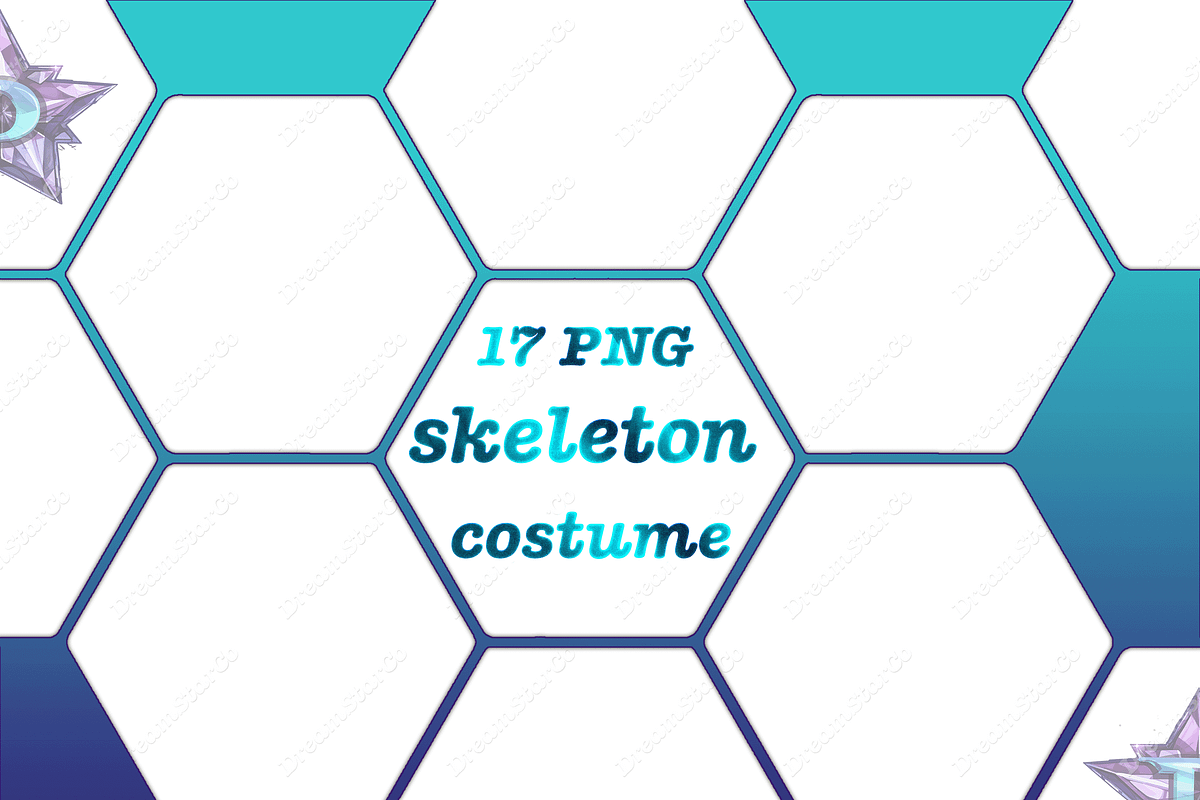 skeleton costume,halloween art, an Object Graphic by DreamerStarCo (Photo 4 of 7)