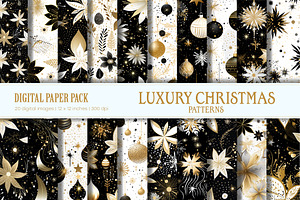 Luxury Christmas patterns., a Texture Graphic by KENO Mascots