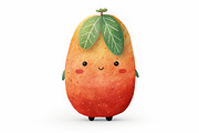 Cute fruits. 65 images, a Food Illustration by Handmadefont (Thumbnail 5 of 13)