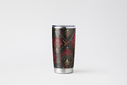 12 Crimson Opulence Seamless Pattern, a Pattern Graphic by Inknfolly (Thumbnail 4 of 7)