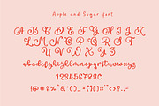 Apple and Sugar Font, a Script Font by etigletters (Thumbnail 7 of 9)