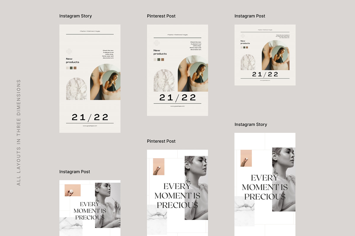 Tyos Canva Social Instagram Template, a Social Media Template by Goashape Studio (Photo 4 of 9)