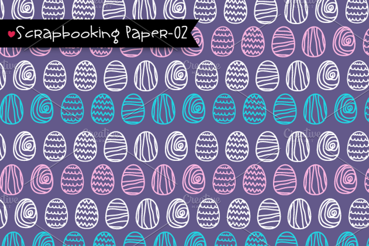 Happy Easter-Scrapbook Elements.Vol2 preview 4