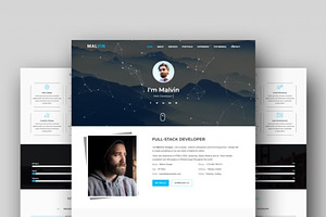 Personal Portfolio Landing Page, a Landing Page Template by nandinigraphics