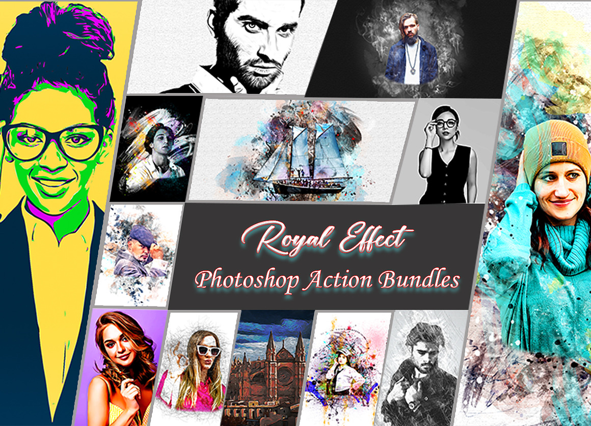 Royal Effect Photoshop Action Bundle, an Action Add-On by Studio Retouch (Photo 1 of 31)