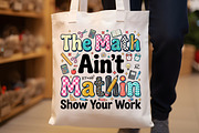 Math Teacher PNG, Back to School Png, an Object Illustration by Sublimation Artist (Thumbnail 8 of 9)