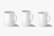 10 White Ceramic Cups 3D Model, an Object 3D Model by rebrandy (Thumbnail 3 of 9)