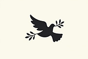 Peace Dove Silhouette Bundle, an Illustration by BIPLOB EXPERT (Thumbnail 17 of 21)