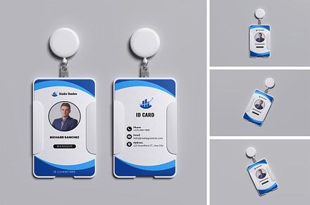 ID Card Holder Mockup