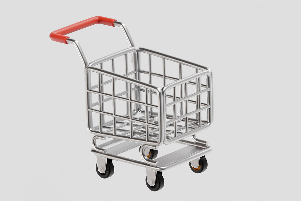Shopping Cart, an Object 3D Model by fahad121 (Photo 3 of 8)