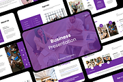 Business Presentation Template, a Presentation Template by Hammad Arif (Thumbnail 1 of 3)