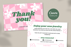 Thank You Card - 4x6 Template, a Card Template by Ashleigh Green Studios