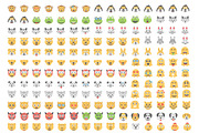 1000 Flat Smiley Icons, an Emoji Icon by Creative Stall (Thumbnail 4 of 5)