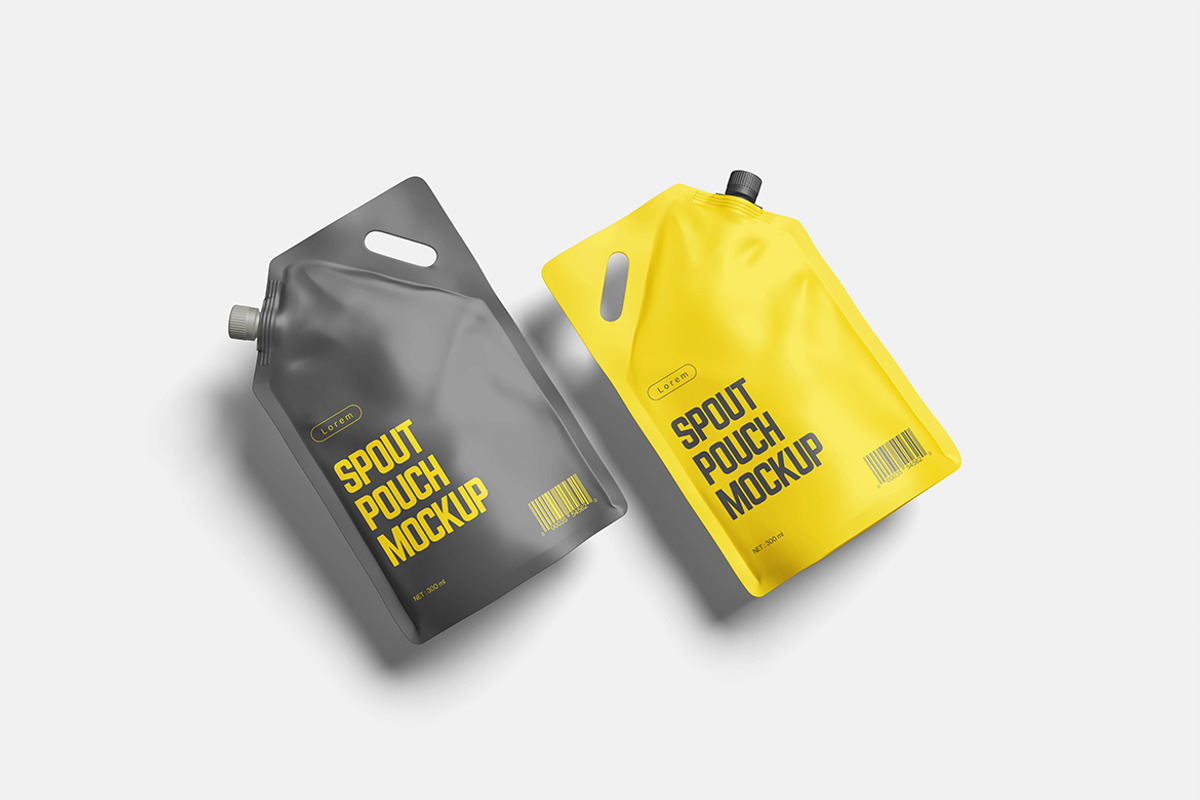 Spout Pouch Mockup, a Packaging Mockup by bimockup