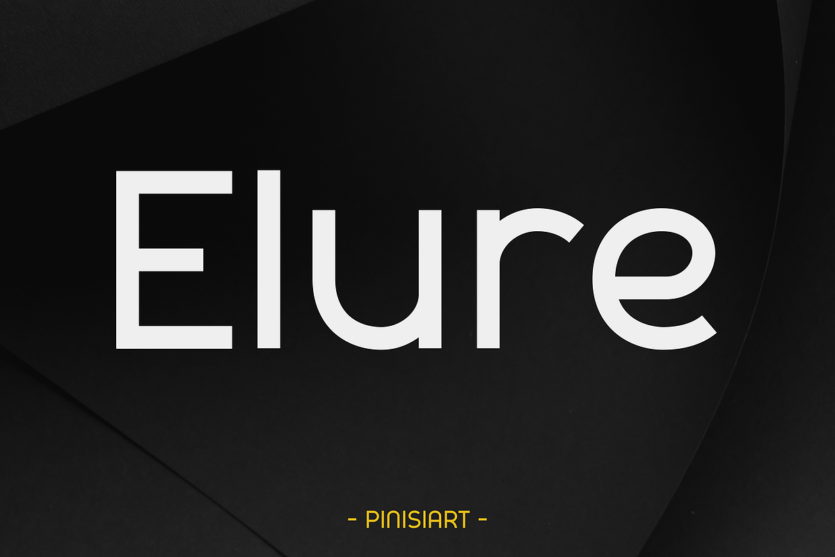 ELURE, a Sans Serif Font by Pinisi ART (Photo 1 of 10)