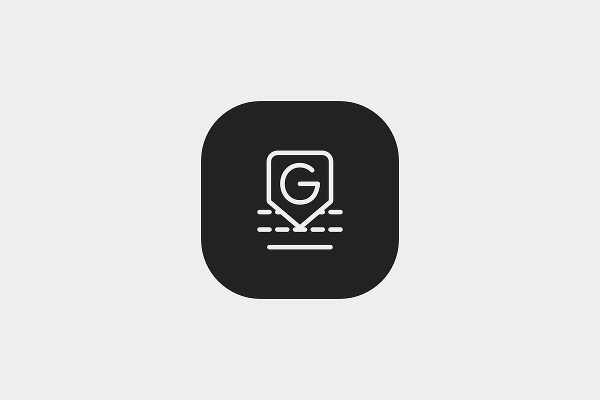 Gboard, an Outline Icon by Jordy (Photo 2 of 2)
