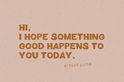 The Slow Morning / Bold Font Sript, a Script Font by KruthDesign (Thumbnail 3 of 10)
