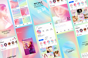 Rainbow Holographic Gradients, an Object Graphic by Julie&Taily (Thumbnail 20 of 21)