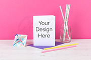 Birthday Brights A6 Card Bundle, a Print Template by Creatives STOCK (Thumbnail 5 of 7)