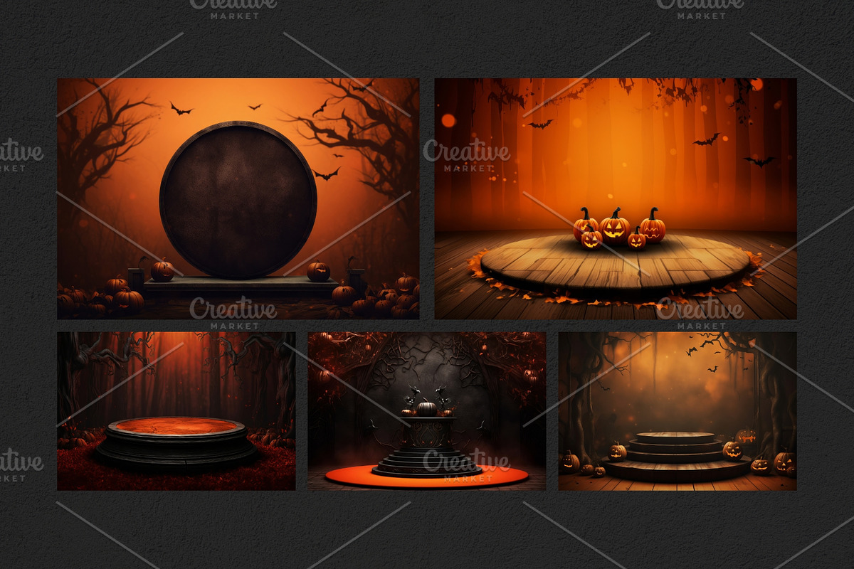 Pumpkin Halloween Day Background, a Holiday Photo by MergeIdea (Photo 3 of 3)