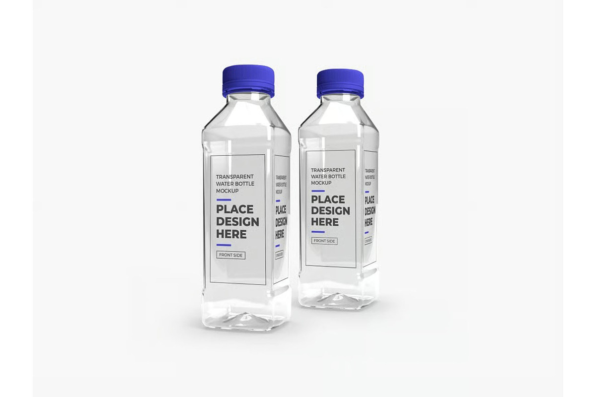 Plastic Bottle Mockup Template Set, a Household Mockup by DesignRushMarket (Photo 5 of 11)