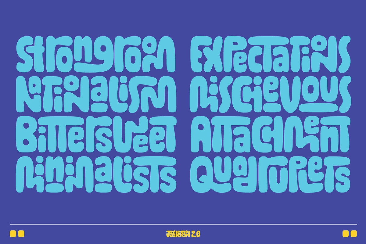 Jackerton Font, a Handwritten Font by noggindoodle (Photo 18 of 26)