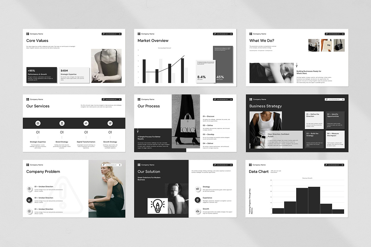 Minimal PowerPoint Template, a Presentation Template by evgenystudio (Photo 5 of 6)