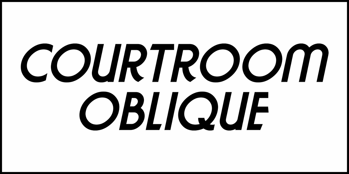 Courtroom JNL, a Font by Jeff Levine Fonts (Photo 4 of 5)