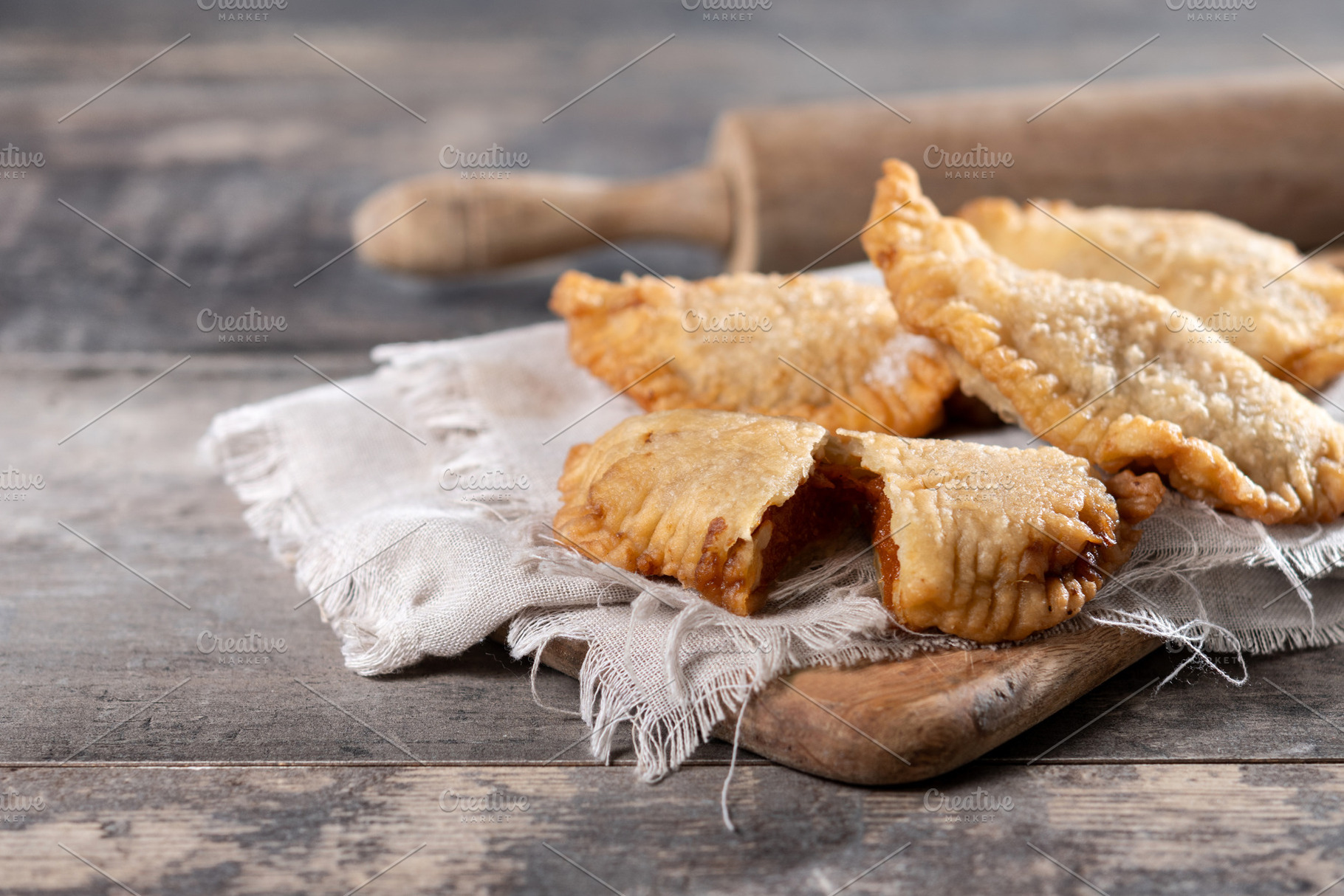 Homemade sweet pumpkin empanadillas, a Food & Drink Photo by etorres69
