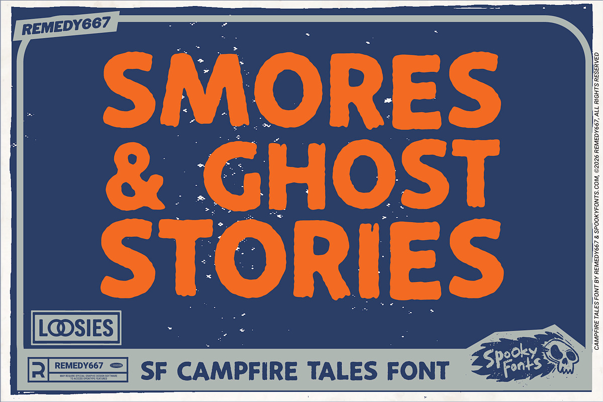 Campfire Tales, a Handwritten Font by Remedy667 (Photo 4 of 5)