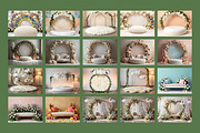 41 Flower Arch Digital Backdrops, a Background Graphic by 3Motional (Thumbnail 8 of 8)