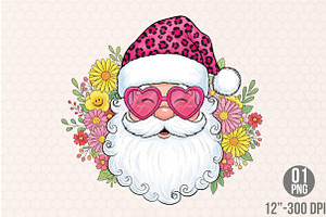 Santa Disco Christmas Png, an Illustration by Designking
