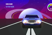 Space Music Visualizer, a React Template by vido_studio (Thumbnail 2 of 2)