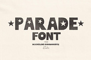 Parade Hand Crafted Font, a Handwritten Font by Madeline ODonoghue Design (Thumbnail 4 of 5)