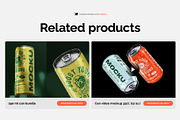 Can Bundle Mockups - 33cl / 12oz, a Product Mockup by Mocku (Thumbnail 12 of 13)