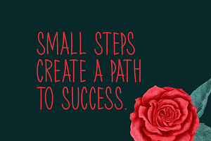 Small Steps Typeface