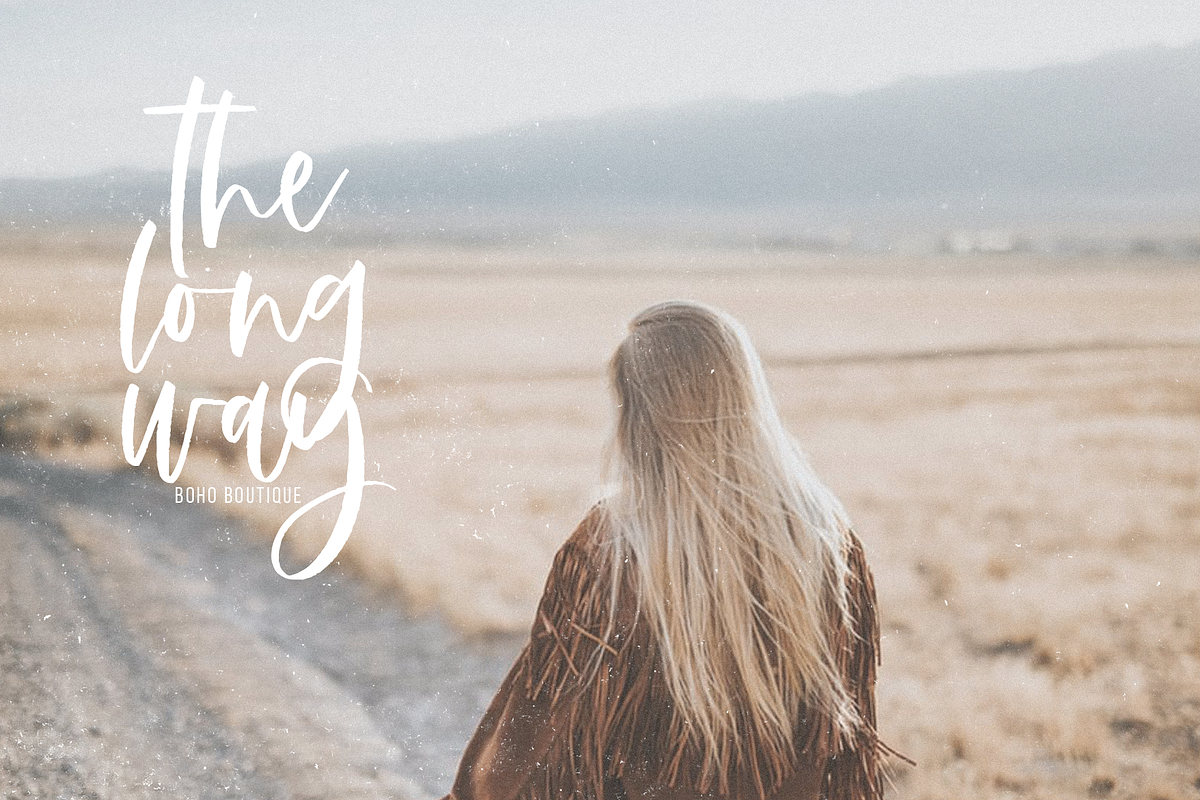 Silverway | Handwritten Brush Font preview 5